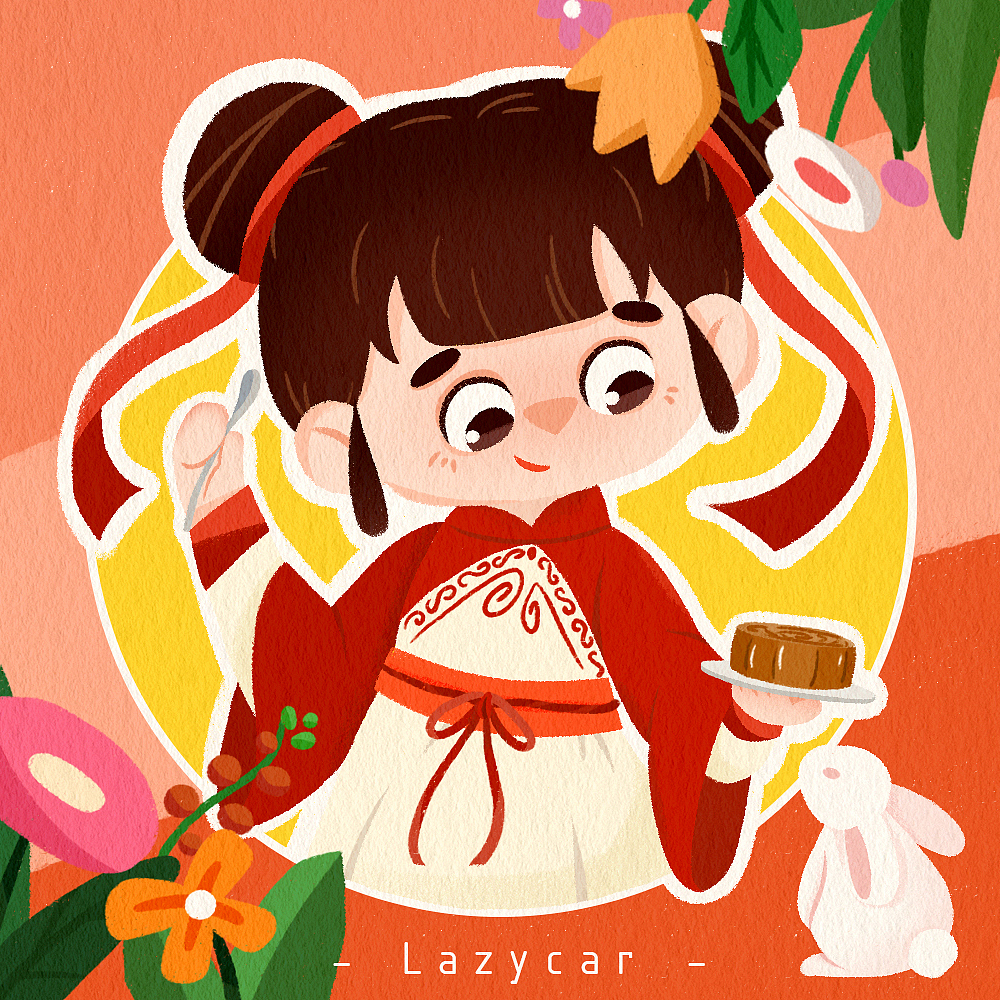 中秋人物练习组图