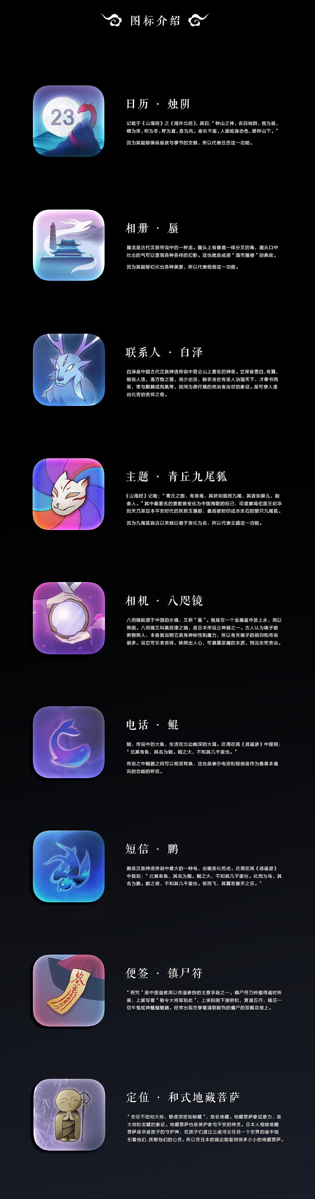 手绘手机主题图标—《奇谈》（图ZNDM0ODc5NjA=） - 图标 - 站酷设计师豆沙起酥面包原创素材 - 站酷ZCOOL