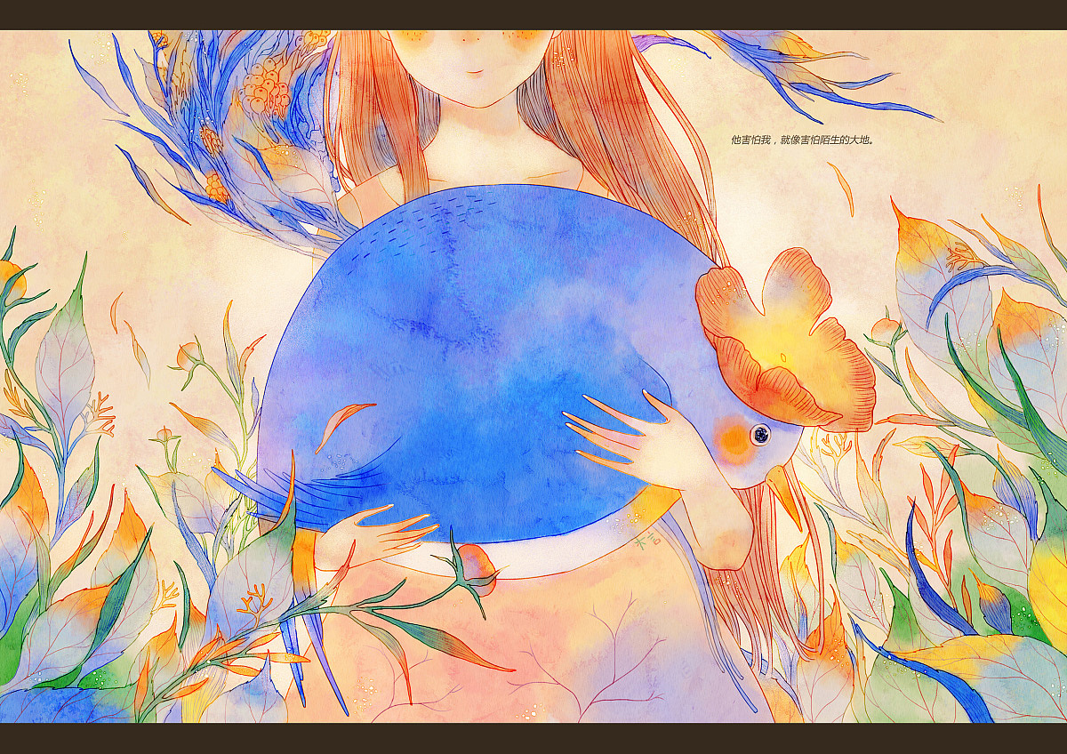 木言-《另一个我》（图ZODQyNTgzNDA=） - 艺术插画 - 站酷设计师木言木言木言原创素材 - 站酷ZCOOL