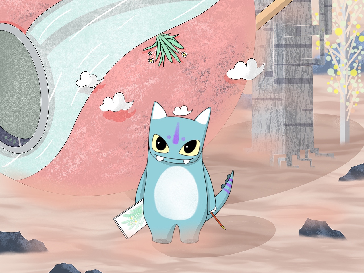 绘本创作《宇航人》（图ZMjY2MzkxOTk2） - 绘本 - 站酷设计师树有七只原创素材 - 站酷ZCOOL