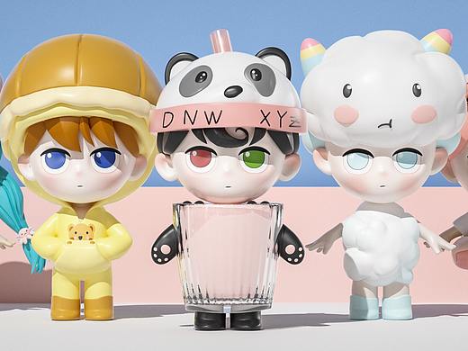 ip设计，潮玩设计，甜品ip, 原创ip, 零食ip，盲盒摆件