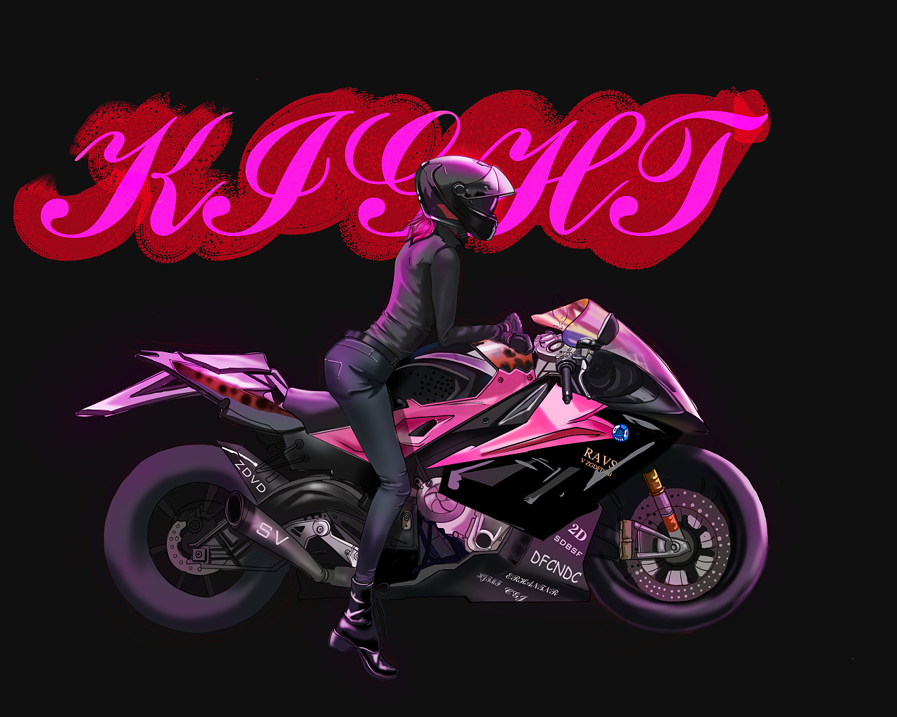 机车|插画|创作习作|带馒头 - 原创作品 - 站酷 (zcool)