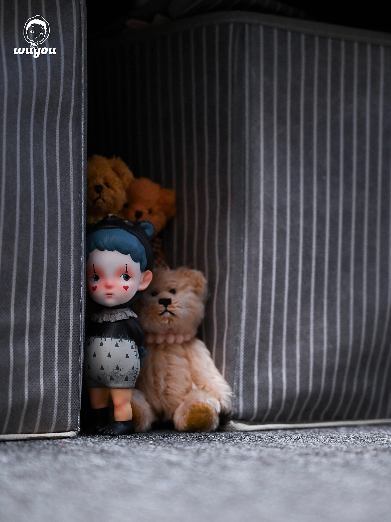 【物游|原创】teddyzeno 小丑熊 在情绪的B面拥抱你（图ZMjQwODA4Njc2） - 手办/模玩 - 站酷设计师物游工作室_只只原创素材 - 站酷ZCOOL