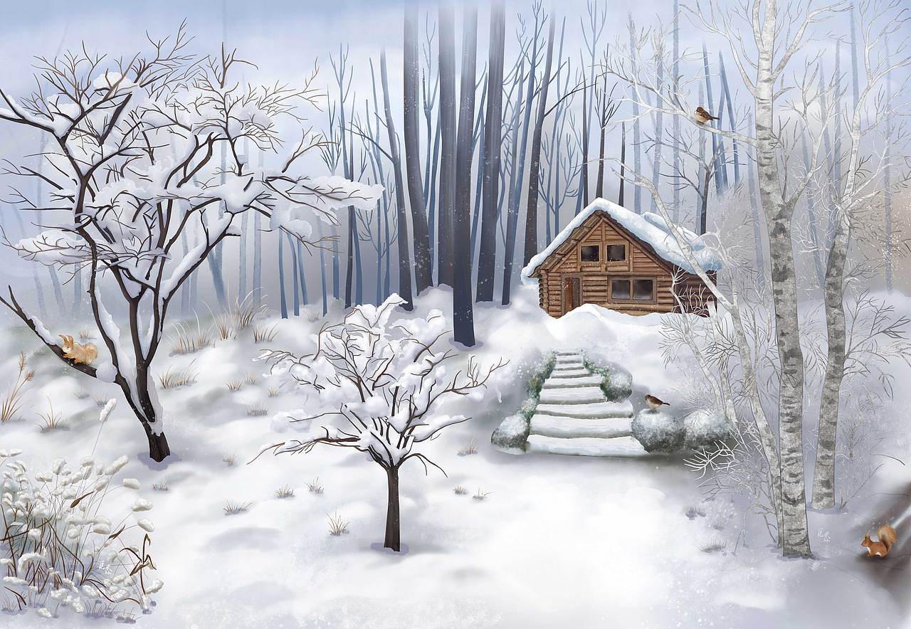 《森林报·冬》部分插图