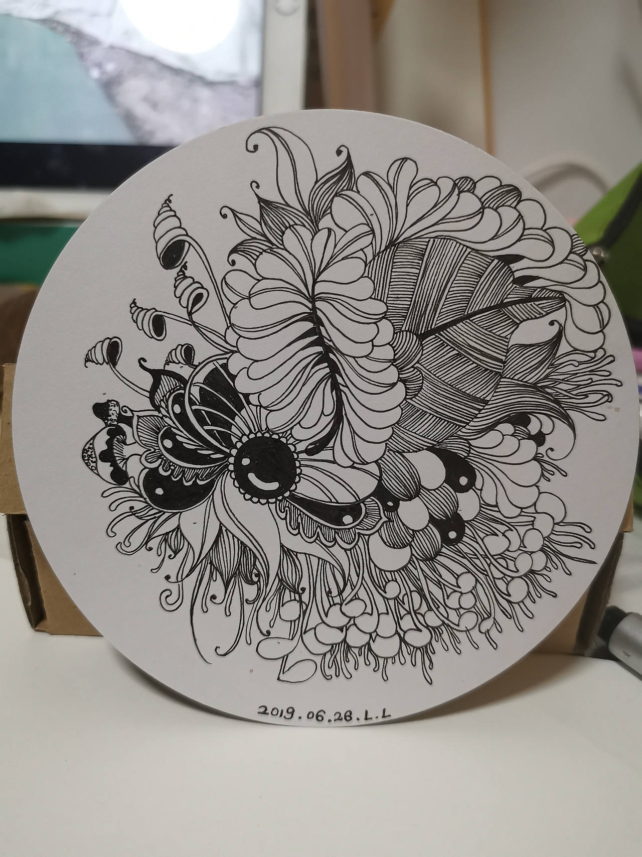 黑白|纯艺术|绘画|琳儿_liner_原创作品-站酷(zcool)