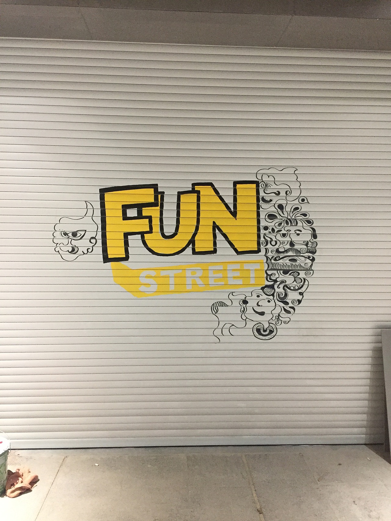 餐饮街 涂鸦（图ZMTEyNjQyODMy） - 新锐潮流插画 - 站酷设计师权小辫原创素材 - 站酷ZCOOL