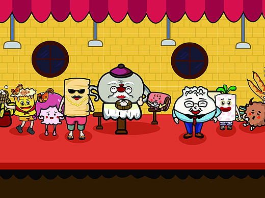 早茶这一家·表情包设计