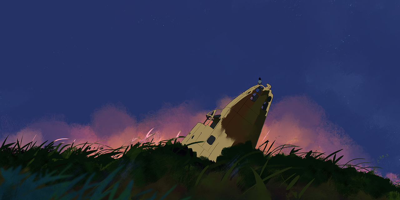 飞鸟集|插画|创作习作|维卡wakeup_原创作品-站酷zcool