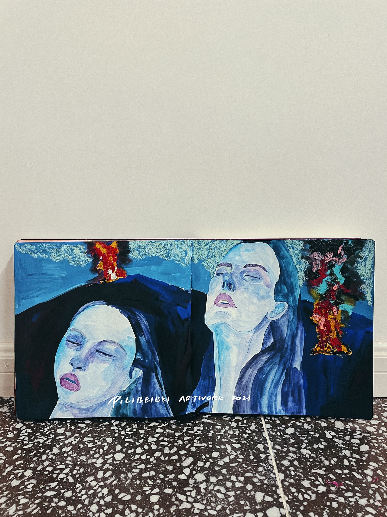 【插画】又，画完一本sketchbook