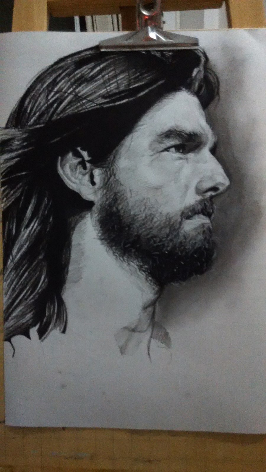 portrait——tom cruise(汤姆·克鲁斯)|素描|纯艺术|mrnonsense