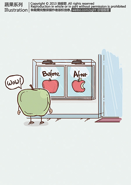 想整容的苹果君，其实谁的心里没有一个当高富帅的梦呢⋯
&nbsp;