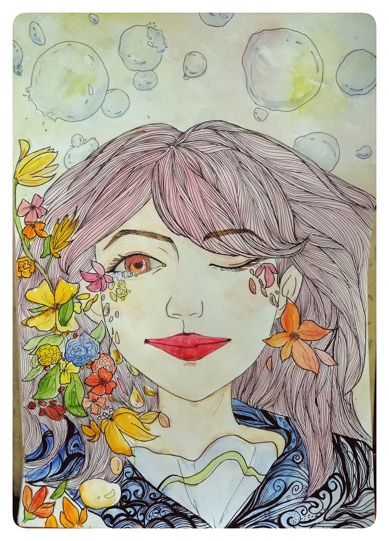 最近的状态（图ZMTA4MjgzNTI4） - 艺术插画 - 站酷设计师山今敏仪原创素材 - 站酷ZCOOL