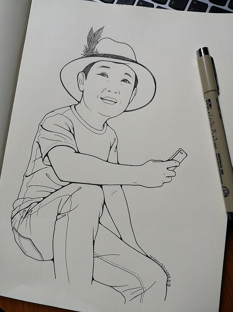 人像练习（图ZMjAxMzI3MTAw） - 创作习作 - 站酷设计师裘裘画球球原创素材 - 站酷ZCOOL