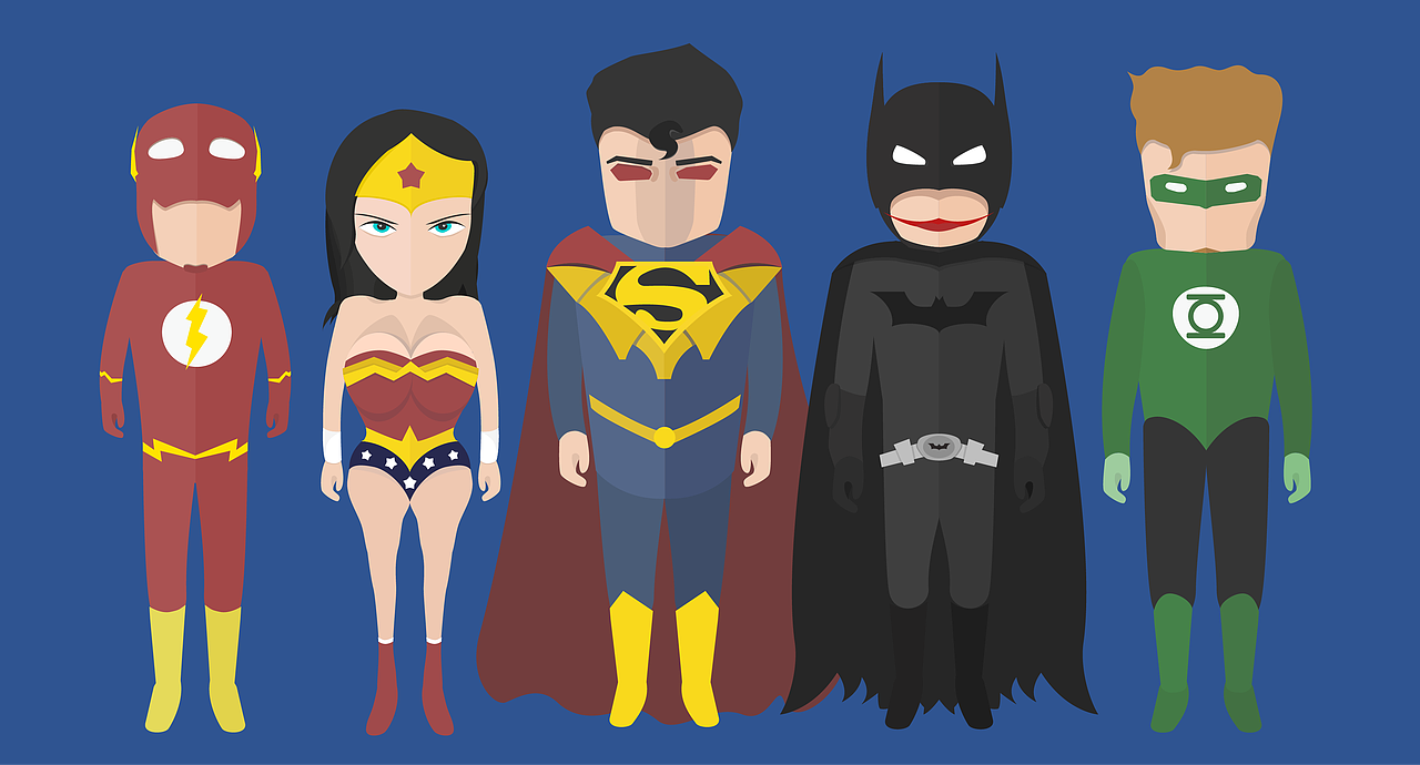 DC英雄扁平化（图ZMjYzMjE3ODg=） - 图案 - 站酷设计师谭什么原创素材 - 站酷ZCOOL