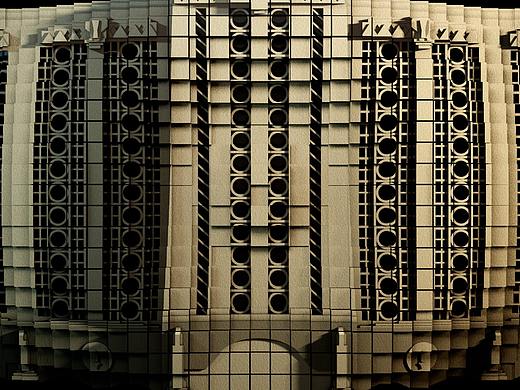 2018 必胜客1933墙体投影