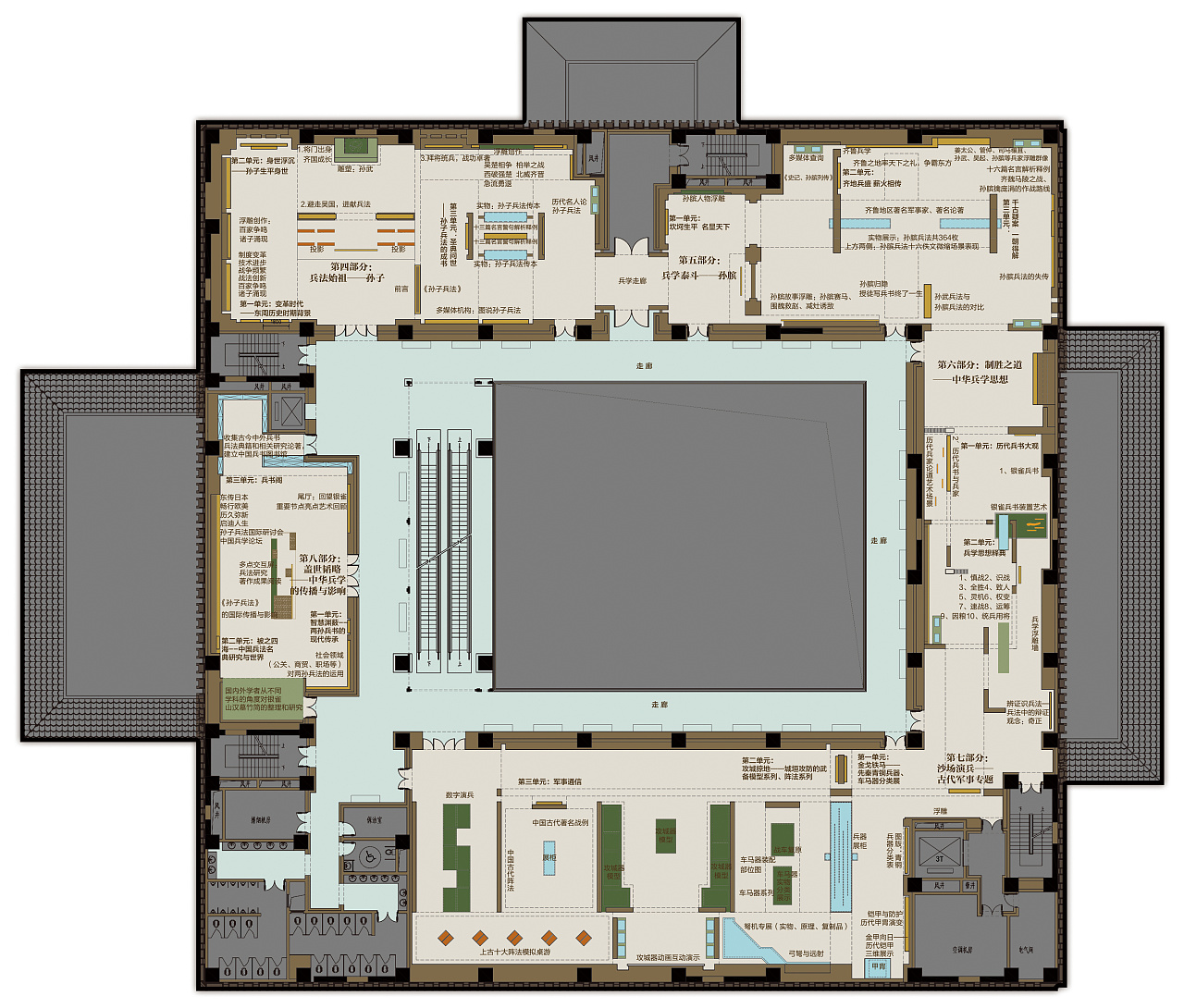 银雀山汉墓竹简博物馆/专题展厅|空间|展陈设计|神奇box - 原创作品