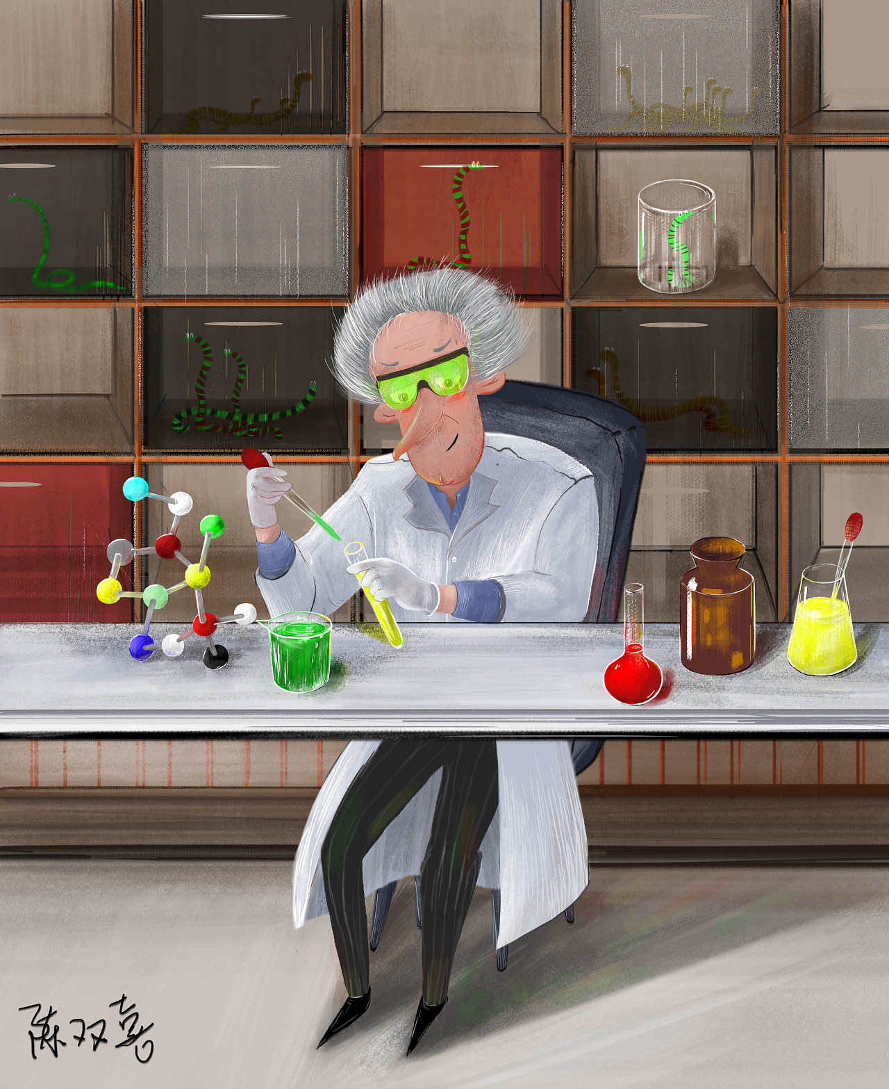 生物学家怪老头