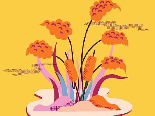 24节气矢量插画