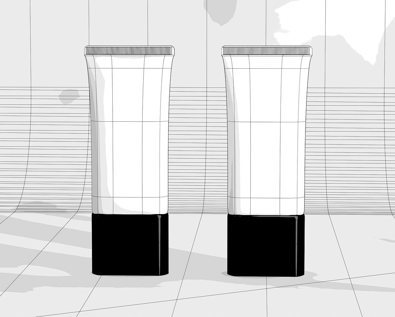 柔润水光防护乳