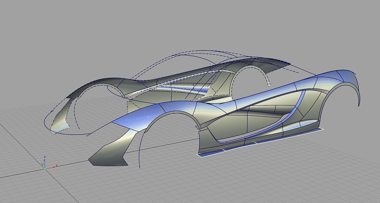 McLaren P1 Alias 建模教程（图ZOTM3OTY1NzI=） - 交通工具 - 站酷设计师Adleyou原创素材 - 站酷ZCOOL