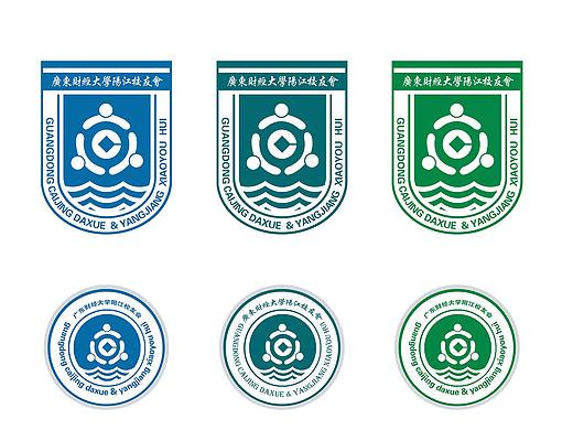 广东财经大学阳江校友会logo