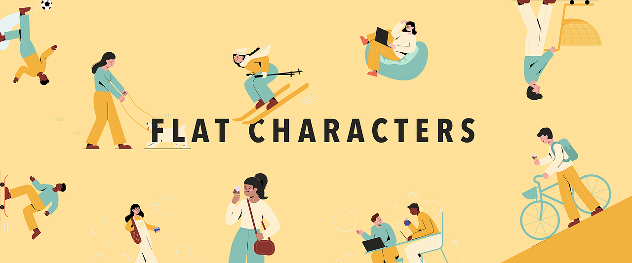 Flat Characters Design（图ZMjM2NjQ0MjU2） - 商业插画 - 站酷设计师xixxixi原创素材 - 站酷ZCOOL