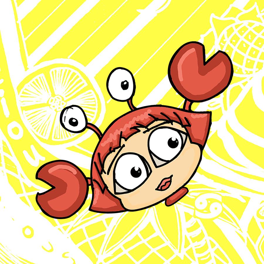 巨蟹座可爱头像 动漫图片