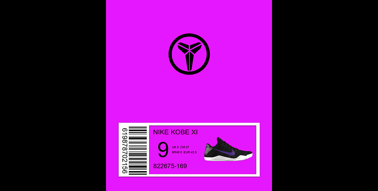 NIKE ZOOM KOBE XI ID鞋盒以及海报设计（图ZNDIwNzcyOTI=） - 包装 - 站酷设计师Y3MING原创素材 - 站酷ZCOOL