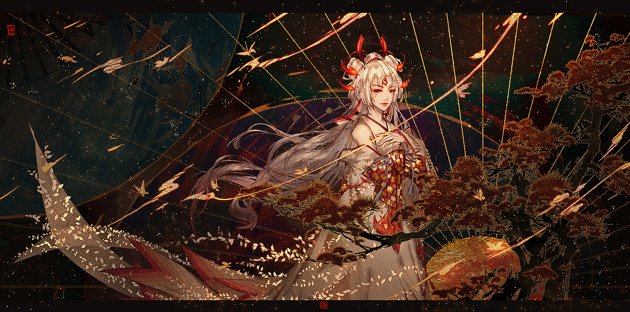 狩野千浤【阴阳师】商稿和同人合集一