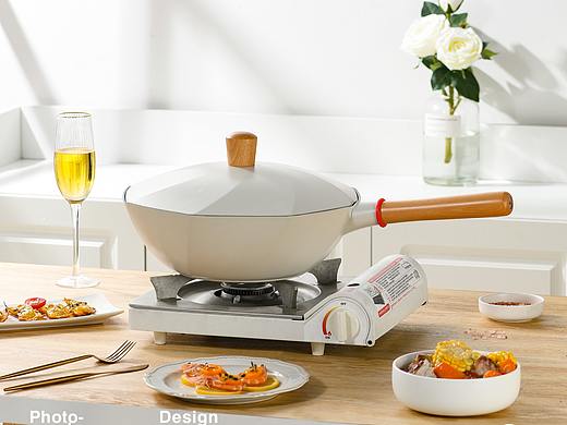 SOWE白色八角炒锅拍摄｜古禾造图 GOOHO VISION 