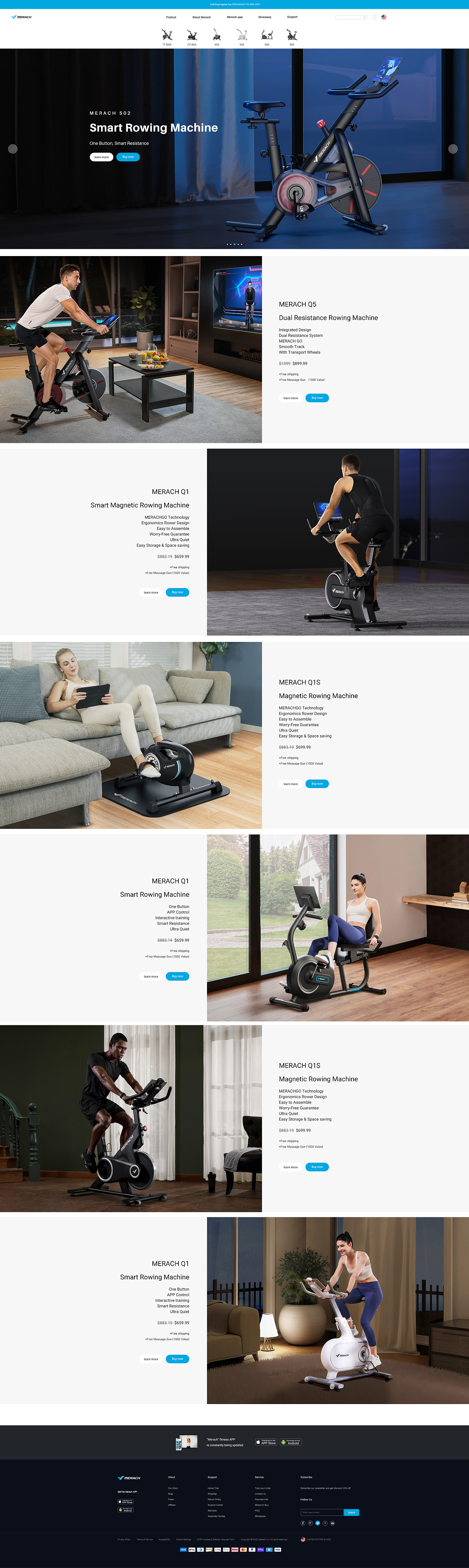 MERACH品牌shopify独立站banner网页设计UI设计(图ZMzYzNzAxMjc2) - 企业官网 - 站酷设计师wmgods原创素材 - 站酷ZCOOL