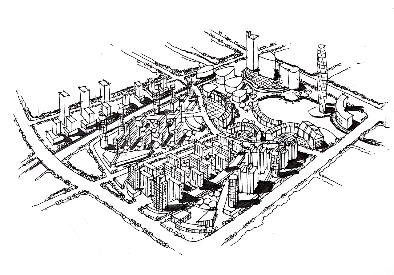 城市规划作品合集|空间|景观设计|调色板22_原创作品-站酷zcool