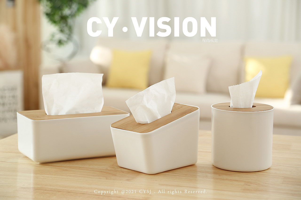 日系纸巾盒拍摄