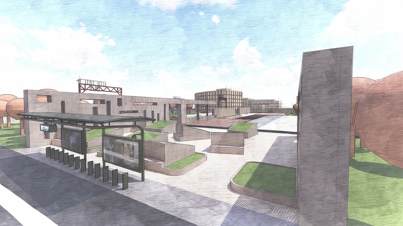 车水马龙——闸北区景观设计