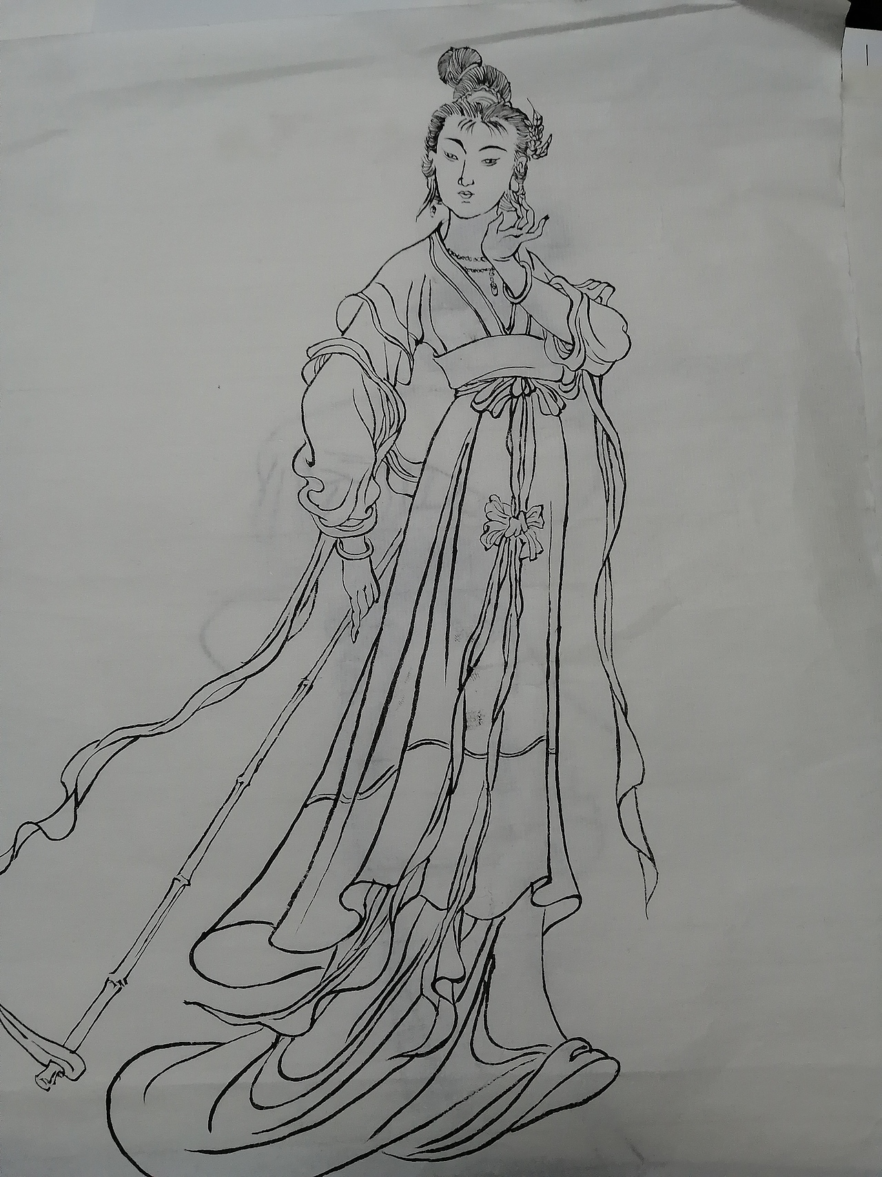 尝试着古风加板绘