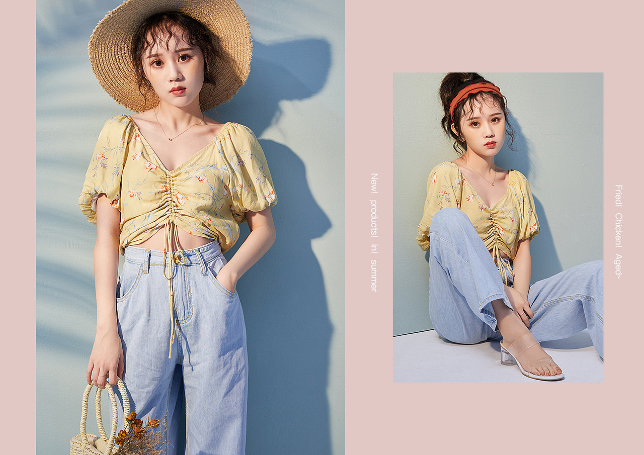 轻情绪感服装拍摄修图|基地拍摄 |lookbook