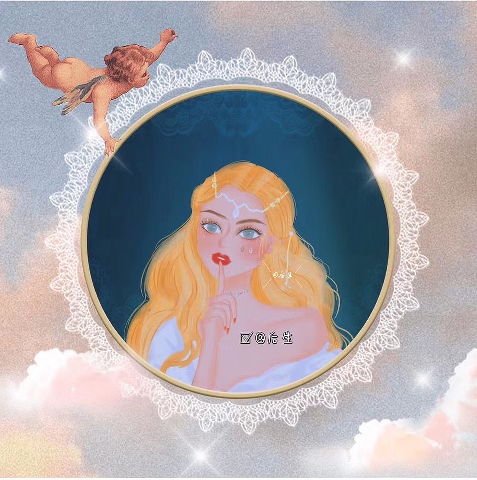 头像插画#仙度瑞拉