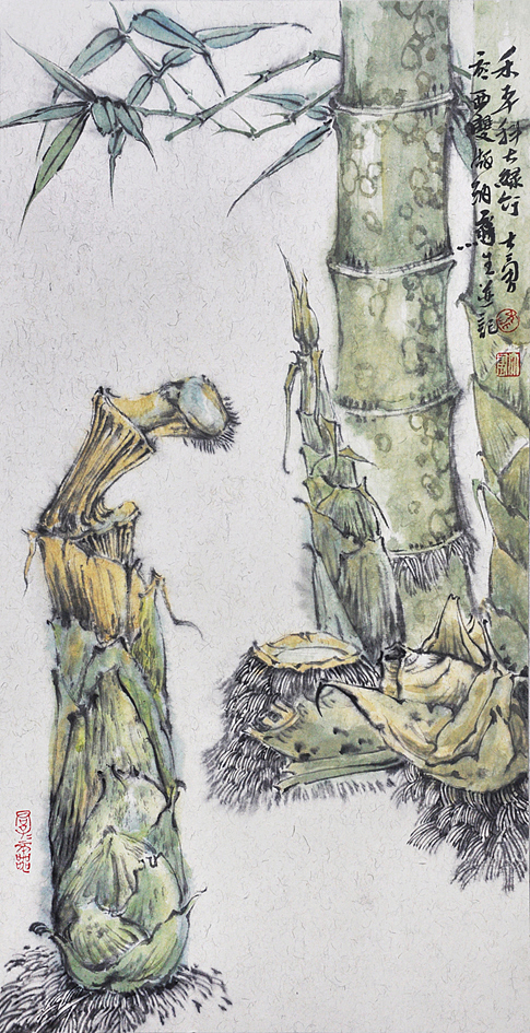 【 大绿竹写生 】（图ZMjI2MDcyODc2） - 绘画 - 站酷设计师濯廬原创素材 - 站酷ZCOOL