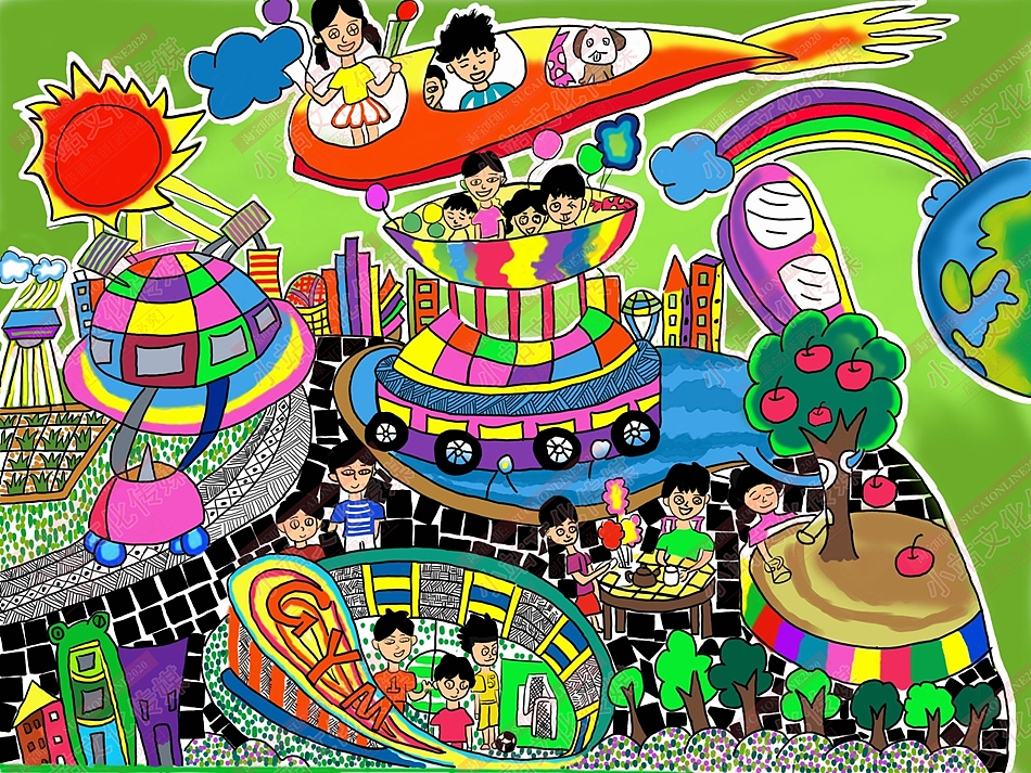 中小学生电脑绘画作品