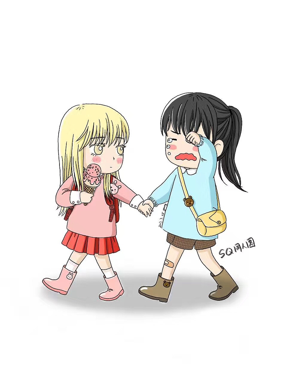 sq 同人图|插画|创作习作|不爱吃青椒的jyy_原创作品-站酷zcool