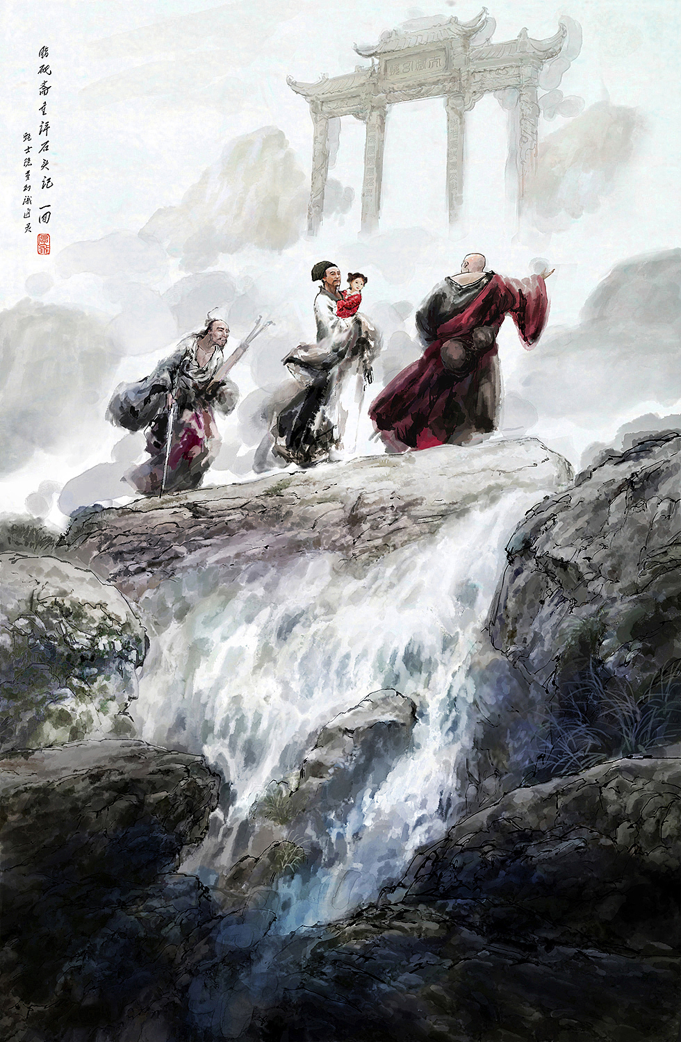 《脂砚斋重评石头记》插图（图ZMjMyMzkzNzgw） - 创作习作 - 站酷设计师AmuroJiang原创素材 - 站酷ZCOOL
