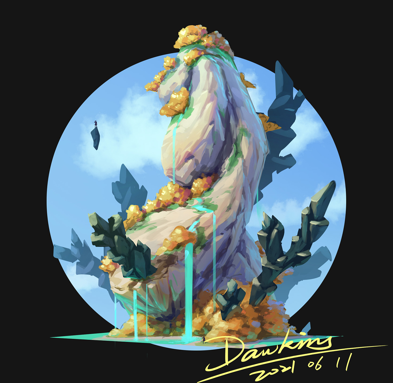 山体设计系列02|插画|游戏原画|dawkins - 原创作品 - 站酷 (zcool)