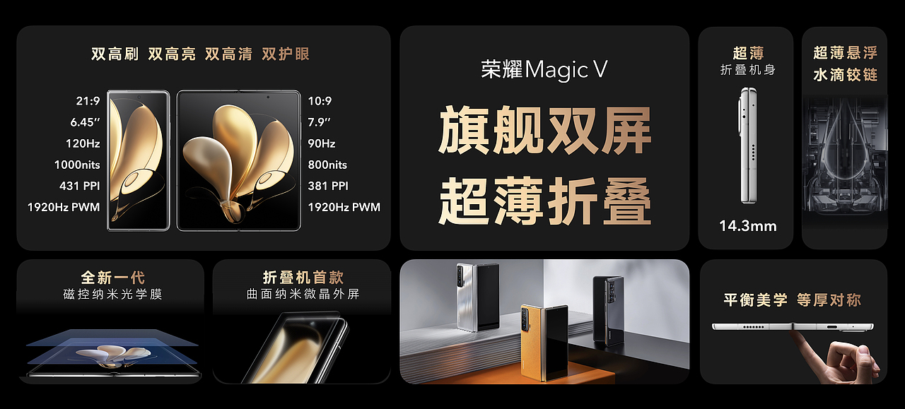 荣耀Magic V 旗舰新品发布会（图ZMjg0ODQ5Mzg4） - PPT/Keynote - 站酷设计师韧吼吼世佳原创素材 - 站酷ZCOOL