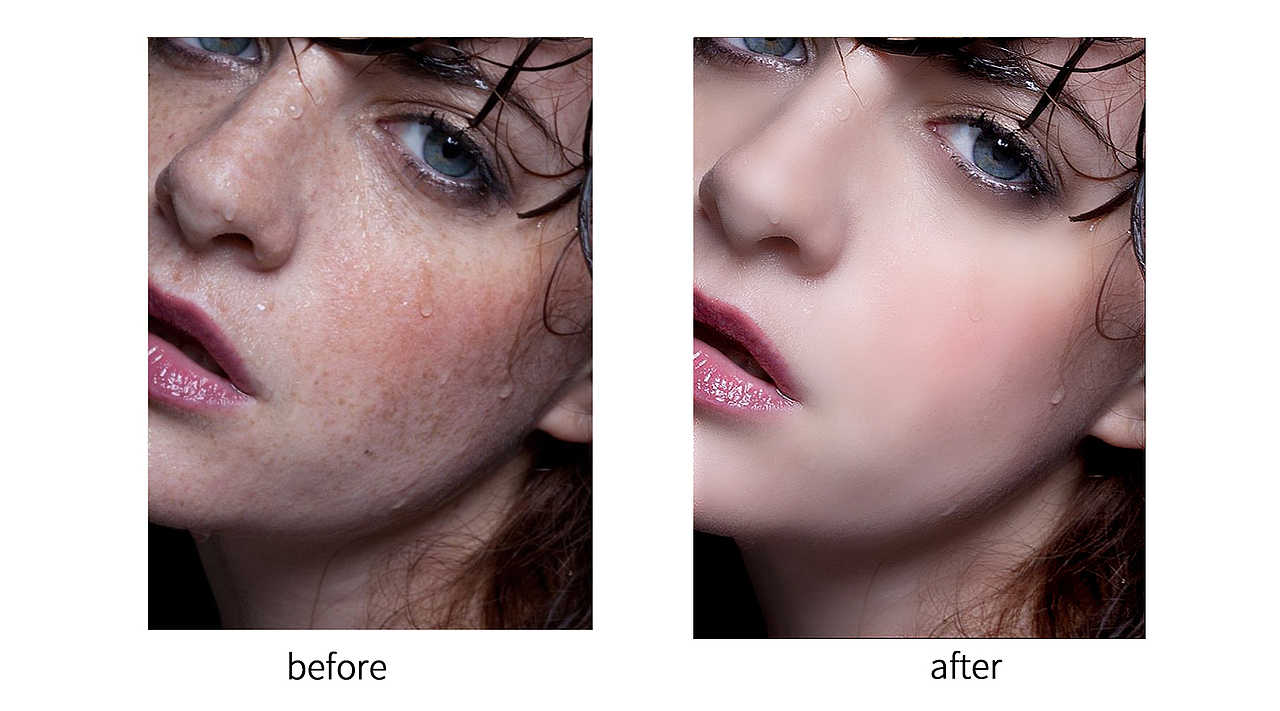 最近在练习ps人物修图