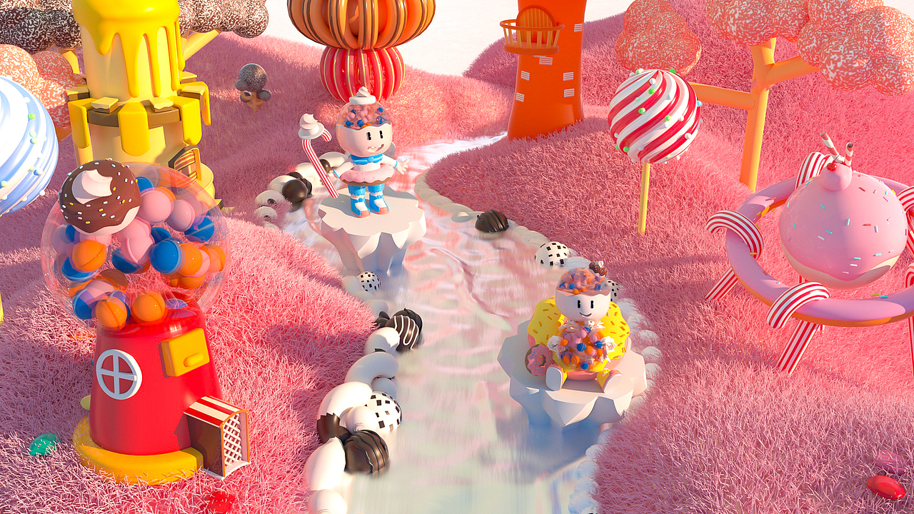 Dessert Baby（甜点娃）糖果世界♥（图ZMzU1MzA5NTE2） - 产品 - 站酷设计师花椒与lin原创素材 - 站酷ZCOOL