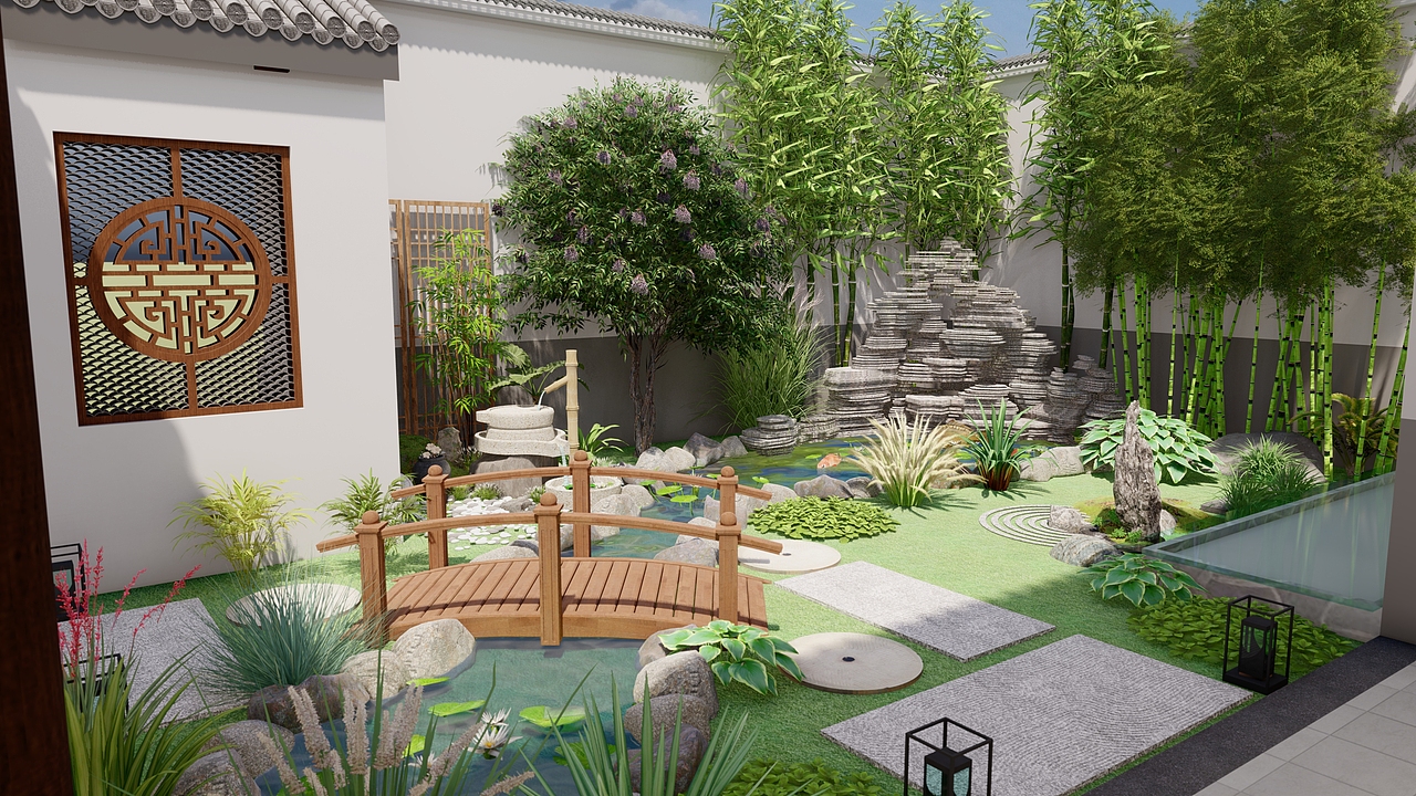 设计绿城别墅庭院美丽乡村景观改造乡村振兴景观设计民俗文化展馆设计