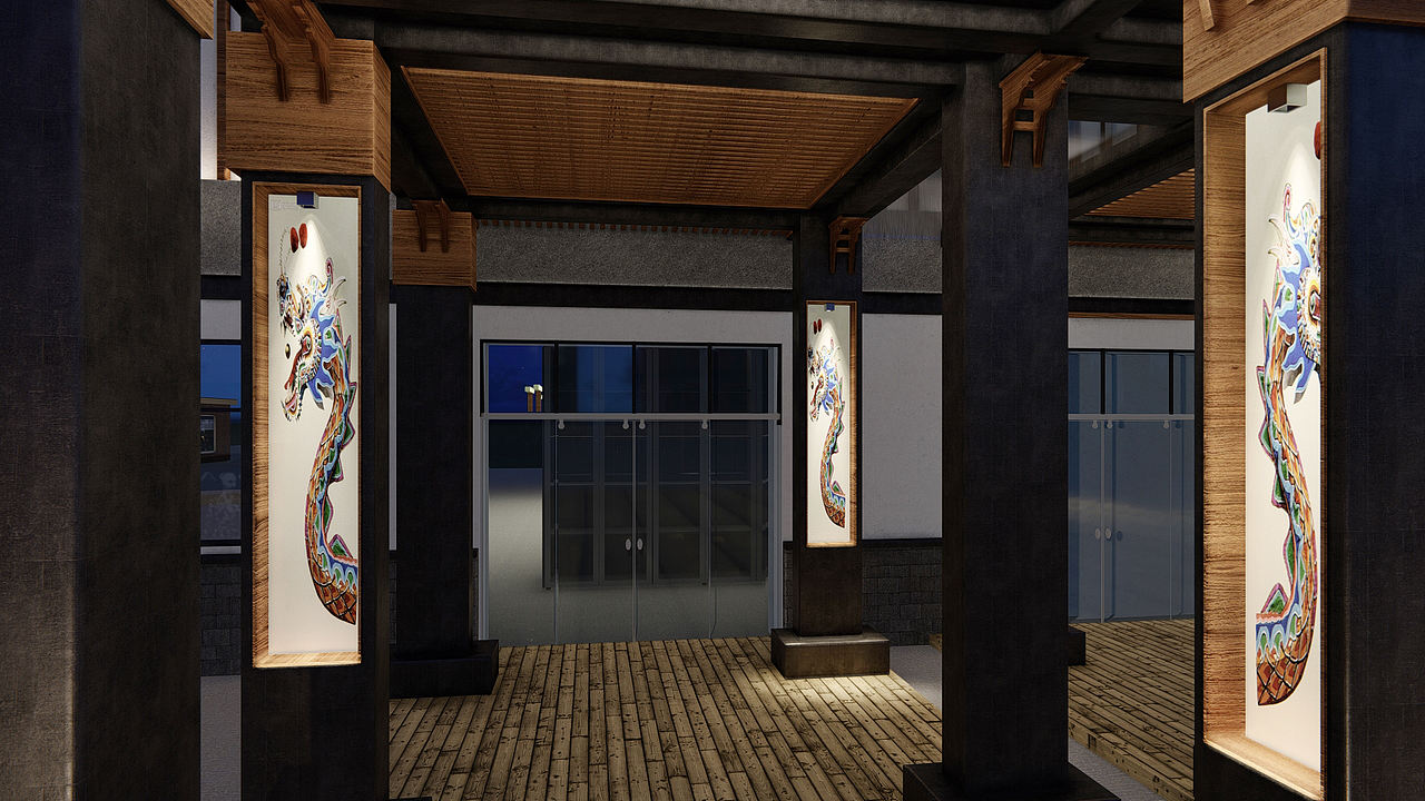 板凳龙民俗文化展示馆(原创文化展馆)(图ZMTg5NzQ0MjAw) - 其他三维 - 站酷设计师Shiyuan野子原创素材 - 站酷ZCOOL