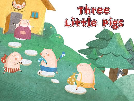儿童绘本《THREE LITTLE PIGS》