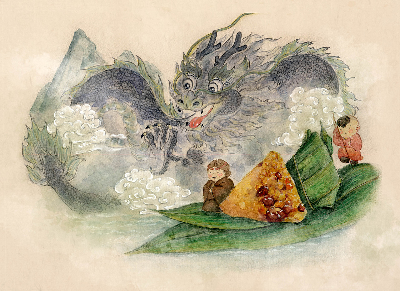 端午（图ZMTI4Njk1NjI0） - 商业插画 - 站酷设计师果陀原创素材 - 站酷ZCOOL