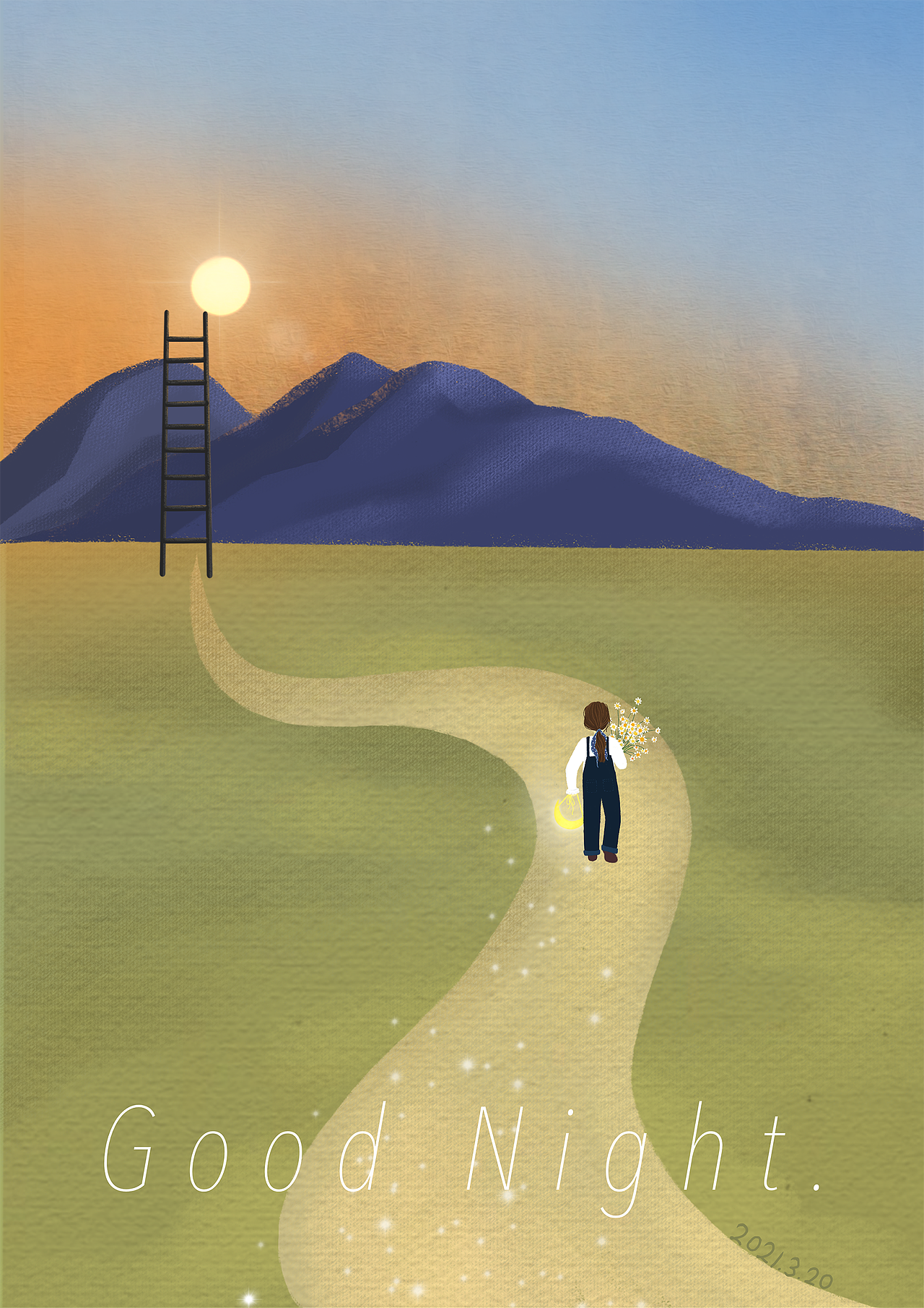 总有光在你周围（图ZMjg1MDQxODA4） - 艺术插画 - 站酷设计师雀斑少女爱面包原创素材 - 站酷ZCOOL